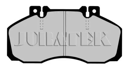 Комплект тормозных колодок (JURATEK: JCP501)