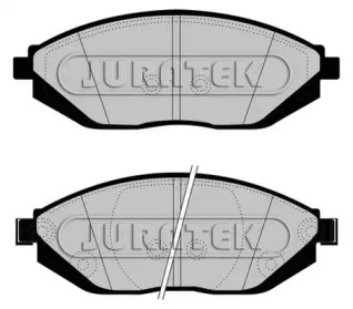 Комплект тормозных колодок (JURATEK: JCP8046)