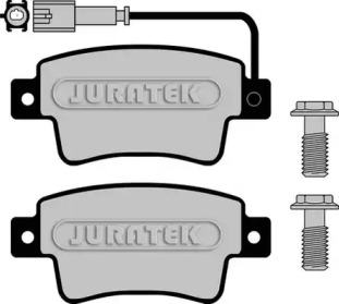 Комплект тормозных колодок (JURATEK: JCP8032)