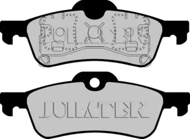 Комплект тормозных колодок (JURATEK: JCP1676)