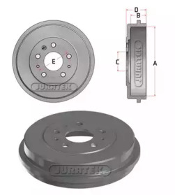 Тормозный барабан (JURATEK: JDR039)