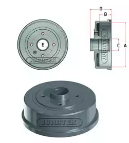 Тормозный барабан (JURATEK: JDR080)