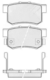 Комплект тормозных колодок (FIT: FP0537)