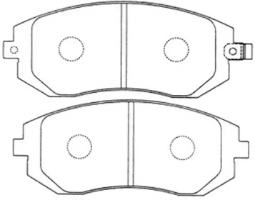 Комплект тормозных колодок (FIT: FP0929)