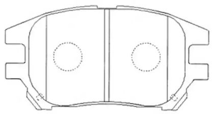 Комплект тормозных колодок (FIT: FP0930)