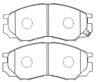 Комплект тормозных колодок (FIT: FP3132)