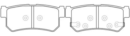 Комплект тормозных колодок (FIT: FP4024)