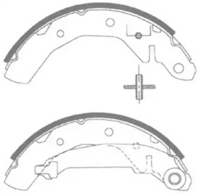 Комлект тормозных накладок (FIT: FT0133)