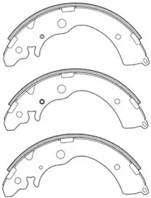 Комлект тормозных накладок (FIT: FT0627)