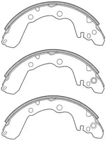 Комлект тормозных накладок (FIT: FT3306)