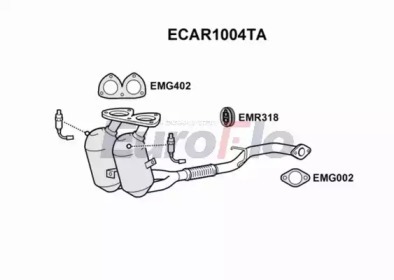 Катализатор (EuroFlo: ECAR1004TA)