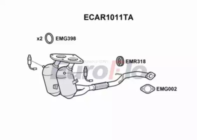 Катализатор (EuroFlo: ECAR1011TA)