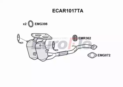 Катализатор (EuroFlo: ECAR1017TA)