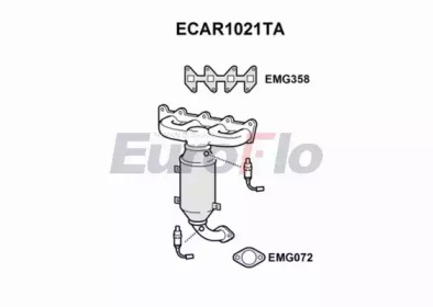 Катализатор (EuroFlo: ECAR1021TA)