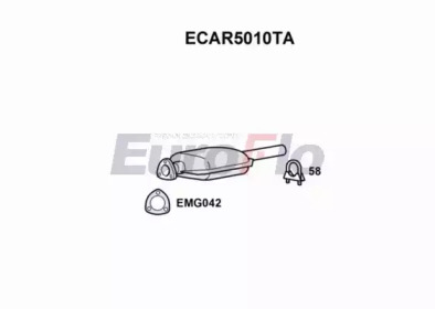 Катализатор (EuroFlo: ECAR5010TA)