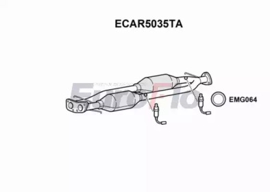 Катализатор (EuroFlo: ECAR5035TA)