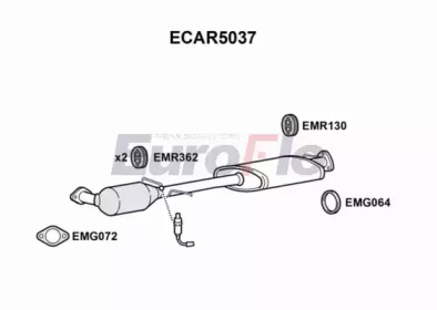 Катализатор (EuroFlo: ECAR5037)