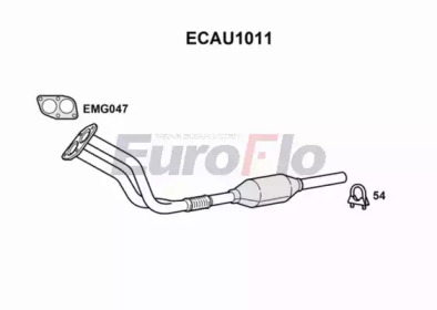 Катализатор (EuroFlo: ECAU1011)