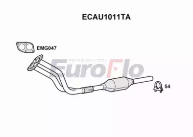 Катализатор (EuroFlo: ECAU1011TA)