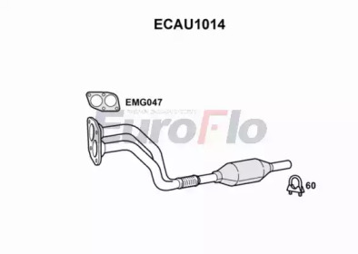 Катализатор (EuroFlo: ECAU1014)