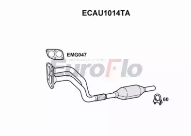 Катализатор (EuroFlo: ECAU1014TA)