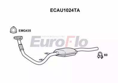 Катализатор (EuroFlo: ECAU1024TA)