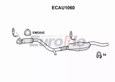 Катализатор (EuroFlo: ECAU1060)