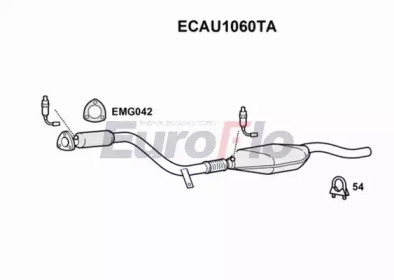 Катализатор (EuroFlo: ECAU1060TA)