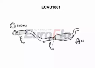 Катализатор (EuroFlo: ECAU1061)