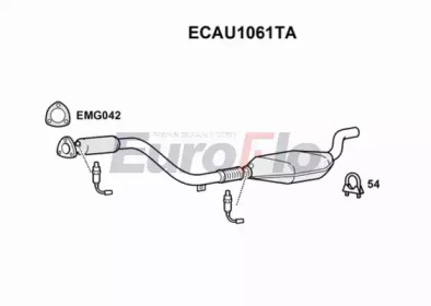 Катализатор (EuroFlo: ECAU1061TA)