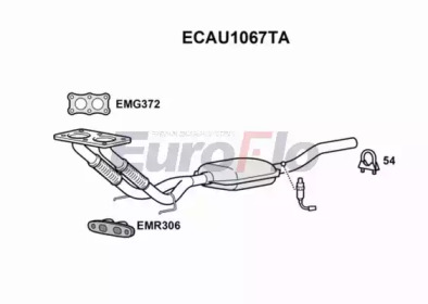 Катализатор (EuroFlo: ECAU1067TA)