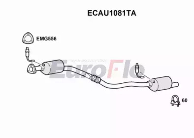 Катализатор (EuroFlo: ECAU1081TA)