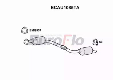 Катализатор (EuroFlo: ECAU1085TA)