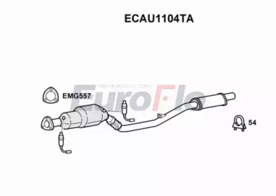 Катализатор (EuroFlo: ECAU1104TA)