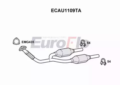 Катализатор (EuroFlo: ECAU1109TA)