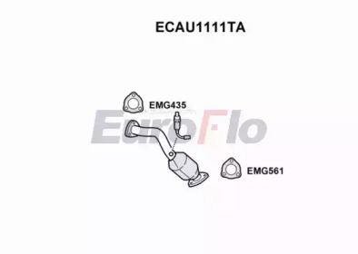 Катализатор (EuroFlo: ECAU1111TA)