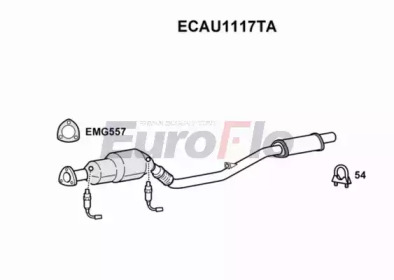 Катализатор (EuroFlo: ECAU1117TA)