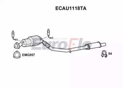 Катализатор (EuroFlo: ECAU1118TA)