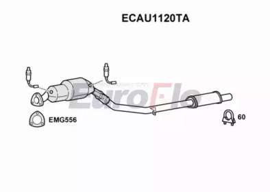 Катализатор (EuroFlo: ECAU1120TA)