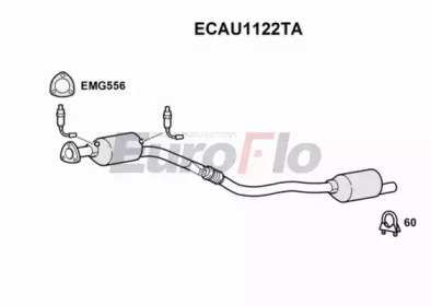 Катализатор (EuroFlo: ECAU1122TA)