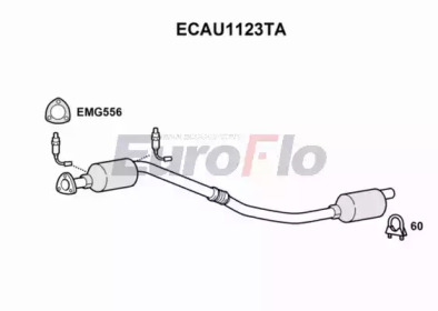 Катализатор (EuroFlo: ECAU1123TA)