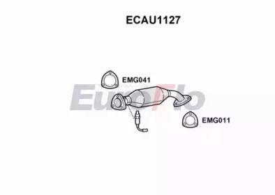 Катализатор (EuroFlo: ECAU1127)