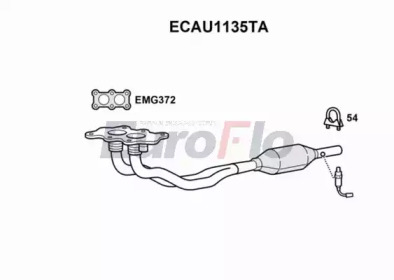 Катализатор (EuroFlo: ECAU1135TA)