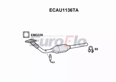 Катализатор (EuroFlo: ECAU1136TA)