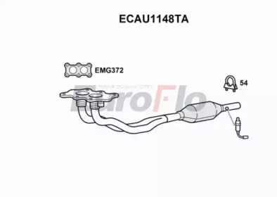 Катализатор (EuroFlo: ECAU1148TA)