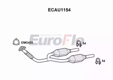 Катализатор (EuroFlo: ECAU1154)