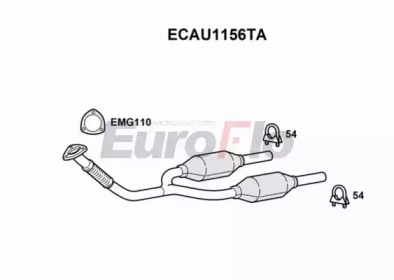 Катализатор (EuroFlo: ECAU1156TA)