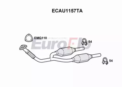 Катализатор (EuroFlo: ECAU1157TA)