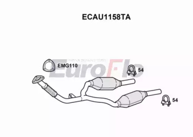 Катализатор (EuroFlo: ECAU1158TA)