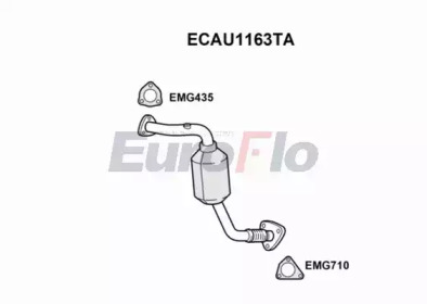 Катализатор (EuroFlo: ECAU1163TA)